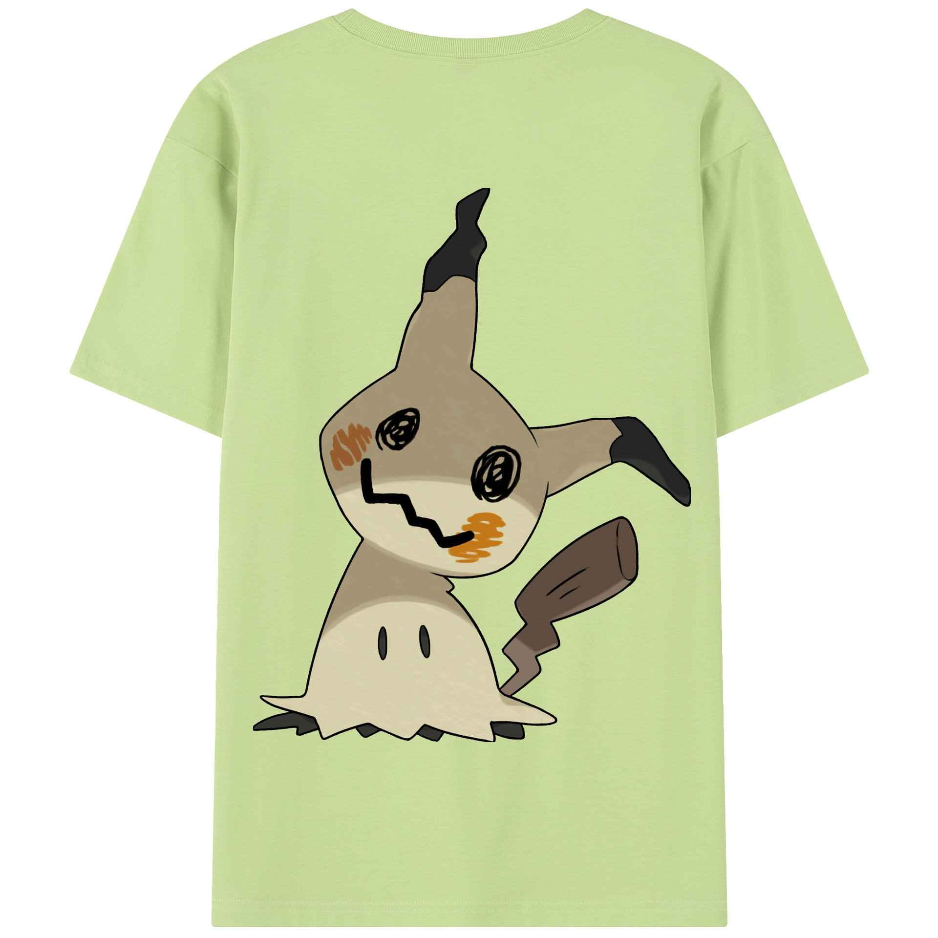 （画像用） ポケットモンスター Pokémon 綿100％半袖Tシャツ（背面プリント）